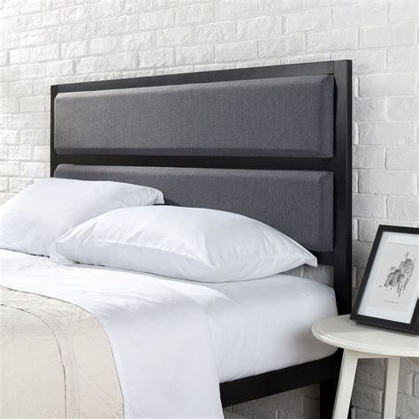 mainstay metal and twill fabric headboard|Mainstay Bed Headboard.